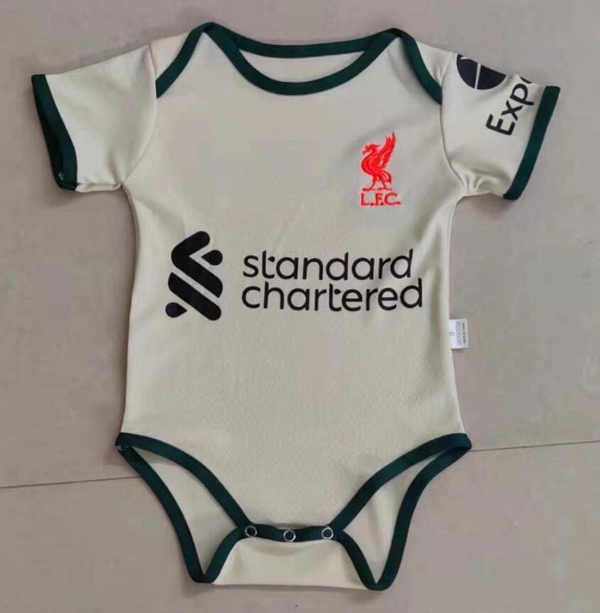 2021/22 Liverpool Away Infant Soccer Jersey Minikit